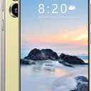 I25 Ultra Unlocked Cell Phone, 7000mAh Long Battery Life Smartphone,Built in Pen,6.8" HD Screen 12+512GB Unlocked Phones,5G/Dual SIM/Fingerprint Unlock/Face ID (Gold)