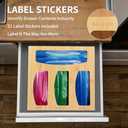 Plastic Bag Organizer, Bamboo Food Storage Bags Container Organizer for Drawer, Baggie Bags Storage for Drawer Compatible Sandwich Variety Size Bags