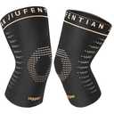 JIUFENTIAN Copper Knee Sleeve,Copper Knee Braces for Women and Men Arthritis,ACL, Tendinitis, Meniscus Tear, Joint Pain Relief, Running, Working Out, Fitness, Weightlifting (Small)
