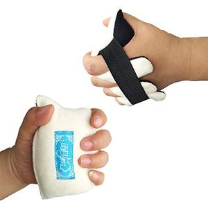 1PC Finger Separator for Hands after Stroke Finger Hand Contracture Rehabilitation Protection Pad Cushion for Stroke Hemiplegia Elders (L)