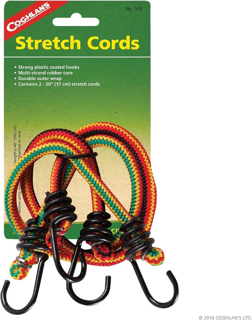 Coghlans 512 20" Stretch Cords 2 Count