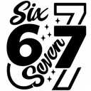 (3Pcs) Funny Six Seven 67 Stickers 6 7 Meme Sticker 67 Decorations Gen Alpha Slang Waterproof Vinyl Decals for Laptop, Water Bottle, Phone Case, Tumbler, Helmet, Scrapbook, 3" x 2.5" Pack of 4