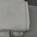 Mayfair Linen 3 Ply White Linen Curtains 84 Inch Length 2 Panels Set - Bedroom Living Room Curtains 84 Inches Long, Rod Pocket Back Tab Textured Window Drapes Soft Semi Sheer Light Filtering Panels