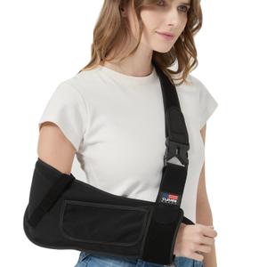Arm Sling Shoulder Immobilizer, Shoulder Sling for Torn Rotator Cuff, Adjustable Arm Brace for Shoulder Injury, Elbow Injury/Wrist Injury/Surgery, Shoulder Strap For Women or Men (Right Hand)