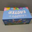 150 Pack 3.1" Fillable Easter Eggs with 6 Surprise Gold Eggs, Colorful Plastic Eggs for Easter Egg Hunts, Basket Stuffers Fillers, Party Favors, Classroom Rewards Prizes for Kids Toddlers Boys Girls