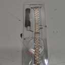 MioHHR Metal Band Compatible with Apple Watch Bands 49mm Ultra3/2/1,46mm Series 11 10,45mm Series 9 8 7,44mm Series 6 5 4 SE,42mm Series 3/2/1,Stainless Steel iWatch Bands for Women,Silver/Gold