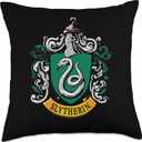 Harry Potter Slytherin House Crest Throw Pillow (18x18)