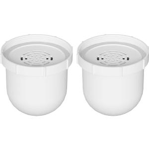 Water Pitcher Replacement Filter Compatible with Clearly Filtered Water Filter Pitcher, 100-Gallon Long-Life, BPA Free 2 Pack