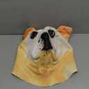 Halloween English Bulldog Mask Latex Animal Dog Mask Full Head Realistic Pet Dog Fancy Dress Up Party Costume Props