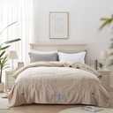 Westinghouse Electric Blanket King Size, Super Cozy Soft Flannel 100"" x 90"" Heated Blanket with 10 Fast Heating Levels & 1-12 Auto-Off, Machine Washable, ETL&FCC Certification, Beige