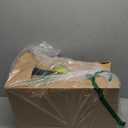 7ft/85in Halloween Animatronics Clown Decoration, Standing Talking Activated Life Size Clown with Glowing Red Eyes & Scary Sound for Halloween Haunted House, Indoor, Lawn Decor