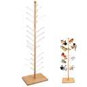 YeeBeny Puppet Stand, Wooden Puppet Display, Wooden Puppet Tree Store And Display Doll Holder, Adjustable Puppet Storage Rack With 30 Puppet Tiered Stand