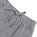 Girls Wide Straight Leg Loose Sweatpants Elastic Waist Drawstring Jogger Pants Grey F 11-12Y (Gray)