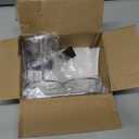 HarJue Toothbrush Holder Stand for Bathroom, Metal Toothbrush Organizer with Marble Base, Toothbrush Storage Collection for Family, Suitable for Home Hotel Countertop Vanity (Medium, Chrome Finish)