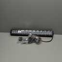 23 inch144W Amber&White 6Mode LED Light Bar  DualRow Spot&Flood Combo, 15000LM IP68 Waterproof Strobe/Fog OffRoad Light for Truck, Jeep, UTV, ATV, Boat, 12V(Without Wiring Harness)