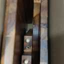 Wooden Step Stool, 13'' Heavy Duty Stepping Stool for Adults with Handle, Nonslip & Durable Design Supports up to 500lbs for Bedroom or Kitchen (Warm Acacia)