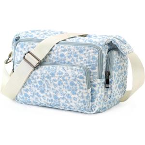 Large Crossbody Bags For Women, RFID, 3 Zipper Pockets, Wide Strap, For Travel, Commute