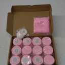 24 Pcs Cross Soap Baptism Favors Set Baby Baptism Favor Scented Soap Favors for Baby Shower Christening Communion Wedding Bridal Party Guests Decoration (Pink)