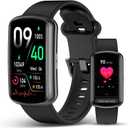 SOUYIE Smart Watch Fitness Trackers for Men Women, 1.47 HD Curved Screen, 24/7 Heart Rate/SpO2/ Blood Pressure Monitor, Sleep Tracker, 110+ Sports Modes, Waterproof Activity Tracker for Android iOS