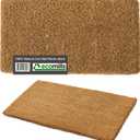 Ecomills Natural Coir Mat with Woven Back, Extra Thick 1.5", Heavy Duty, Durable, for Front Door Patio (26" x 42")