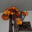 FORUP LED Lighted Maple Tree, 5 FT Lighted Artificial Tree for Thanksgiving Harvest Fall Festival Halloween Home Party Decoration (1 Pack)