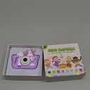 Unicorn Toys Camera for Kids Girls Age 3-8, Toddler Kids Digital Camera Christmas Birthday Gifts for 3 4 5 6 7 8 Years Old Girl, Cute Selfie Video Camera, HD 1080P, 32GB SD Card, Purple