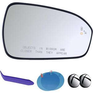 EAP Passenger Side Mirror Glass Compatible with Ford Fusion 2013-2021, Heated with Blind Spot DS7Z17K707C KS7Z17K707A