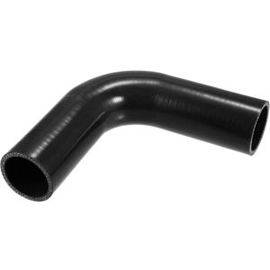 X AUTOHAUX 45mm 1.77" ID 90 Degree Elbow Silicone Reducer Hose Pipe Bend Turbo Water Intercooler Black