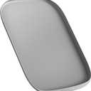 PETLIBRO Dog Food Mat, Safety Silicone Cat Food Mat for Feeder & Fountain, Waterproof Dog Bowl Mat, Raised Edge Spill Protection Floor, Cove Feeding Mat for AF005, AF103 Single Tray, 17.7"x12" (Grey)