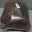 CozeCube Check Knit Throw Blanket, Dark Brown Checkered Throw for Couch, Decorative Christmas Soft Cozy Warm Knitted Blanket for Bed Sofa Living Room, 60"X80"