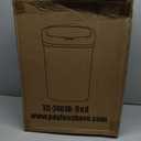 FDW Garbage Can 13 Gallon 50 Liter Kitchen Trash Can for Bathroom Bedroom Home Office Automatic Touch Free High-Capacity with Lid Waste Bin (Red)