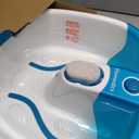 Homedics Bubble Mate Foot Spa, Toe Touch Controlled Foot Bath with Invigorating Bubbles and Splash Proof, Raised Massage Nodes and Removable Pumice Stone