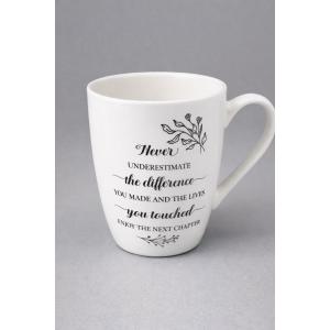 Coworker Leaving Gifts Mug, Goodbye Farewell Going Away Gifts for Coworkers Boss, Retirement Gift Coffee Cup, Never Underestimate the Difference You Made Ceramic Coffee Mug 11 oz (Color-01)