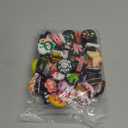 Humyoun 72 Pcs Silicone Beads for Pens Cartoon Random Focal Beads Bulk for Keychains Making DIY Pen Bracelet Jewelry Making