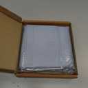 Amazon Basics 400 Thread Count Cotton Pillow Case, King, Smoke Blue - Set of 2, 40"L x 20"W