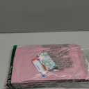 FireKylin 100 Pack Smell Proof Bags 7.1" x 10.2", Resealable Bags with Matte Window, Foil Pouch Stand Up Sealable Bags for PackagingPink