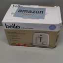 bella 2 Slice Toaster, 6 Setting Shade Control w Reheat, Cancel, Bagel & Defrost Buttons, Removable Crumb Tray, Anti Jam & Auto Shutoff, Auto Centering Guides & Cord Wrap, 900 Watt, Oatmilk