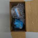 Flashstar Mini Rc Truck, 1:64 Scale Monster Truck Remote Control Car with Lights, 2.4Ghz Remote Control, Speed/Steering Adjustable (Blue-A)