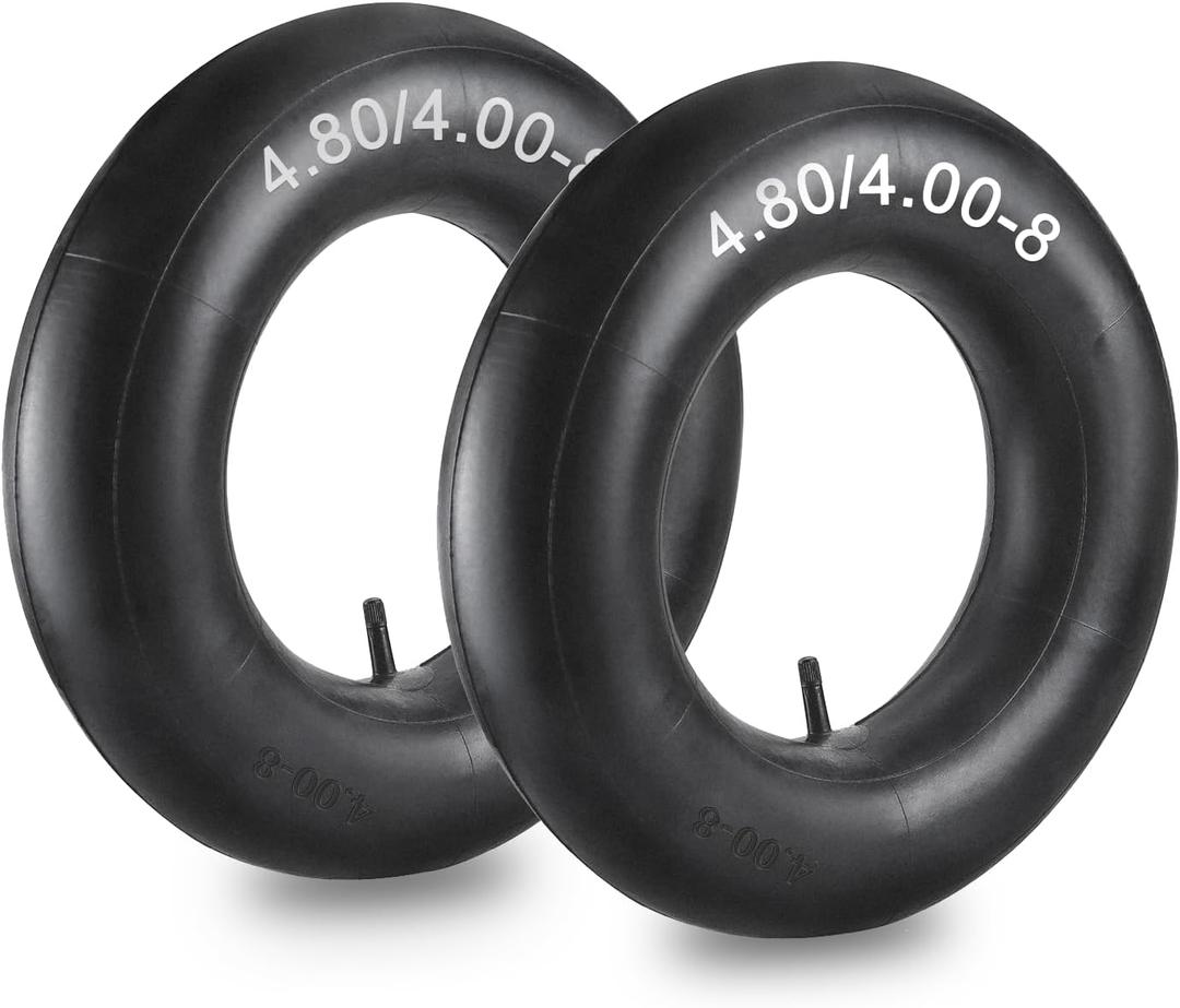 4.80/4.00-8" Tire Inner Tubes by Cenipar For Heavy Duty Cart,Like Hand Trucks, Garden Carts,Mowers And More, Pack of 2