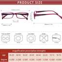 Kerecsen Reading Glasses 5 Pairs Fashion Ladies Readers Spring Hinge with Pattern Print Eyeglasses for Women (Mix Color -9, 1.75)