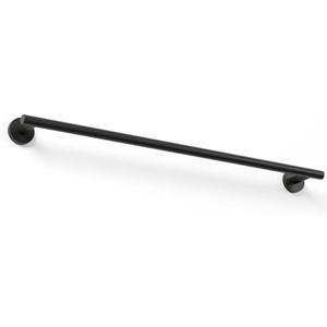 AuraGala 24 Inch Modern Towel Racks for Bathroom, Heavy Duty SUS304 Wall Mounted Towel Bar, Matte Black 2PCS