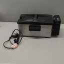 Pukomc Deep Fryer 3 Liter Capacity,1500W Oil Fryer with Adjustable Temperature,Viewing Window,Detachable Frying Basket,Made of Stainless Steel Material and Easy to Clean