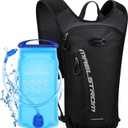 Maelstrom Hydration Backpack, Hiking Backpack with 2L Water Bladder, Running Hydration Vest for Cycling Hiking Rave for Men Women