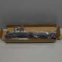 Curtain Rods for Window 32 to 62, Black 5/8 inch Splicing Single Window Curtain Rod Set with Brackets