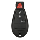 Replacement for Keyless Entry Remote Key Fob Shell Case Fit for 2013-2018 Dodge Ram 1500 2500 3500 (4-Button b) 2 Pcs