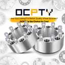 OCPTY 2PCS 8x6.5 to 8x6.5 Wheel Spacers 3" Wheel Adapters 9/16" Studs 125mm Center fit for 1976,1978-1979,1982,1984-1985 for Chevrolet for C20 / 1994-2010 for Dodge for Ram 2500