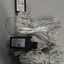 2-Pack 66FT 200 LED String Lights Indoor Outdoor Waterproof, Christmas Lights on Clear Wire, 13 Modes Twinkle Fairy String Lights for Xmas Tree Wedding Decorations Party Bedroom Garden (Warm White)