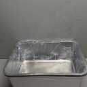 Stainless Steel Litter Box 2 Pack, 18"x14"x6"(Height) Medium to Large Cat Litter Box Easy Clean, Non Stick Litters Boxes No Smell for Adult Cats or Kitty/Kitten