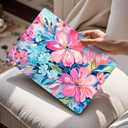 Mektron Case for 2026 MacBook Air 15 INCH M5 A3448 Compatible with M4 A3241 /M3 A3114 /M2 A2941 Printed Plastic Hard Shell Cover with 15.3" Liquid Retina Display Touch ID- Hand-Painted Flowers