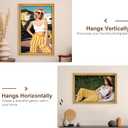 GULETHUN 24x36 Frame, Transitional Modern Design Picture Frames, 24 by 36 Rustic Poster Frame for Home Decor, Gold Vintage Photo Frames, Horizontal or Vertical Display, Choose Size & Color